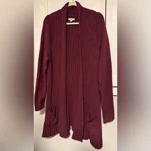 Croft & Barrow Maroon Knit Sweater